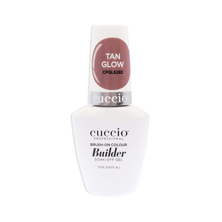 Cuccio Pro Brush-On Colour Builder Soak-Off Gel - Calcium Enriched - Easy Brush-On - Perfect Light Color - Reinforce, Build, Shape And Extend The Nat