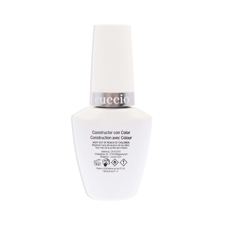 Cuccio Pro Brush-On Colour Builder Soak-Off Gel - Calcium Enriched - Easy Brush-On - Perfect Light Color - Reinforce, Build, Shape And Extend The Nat
