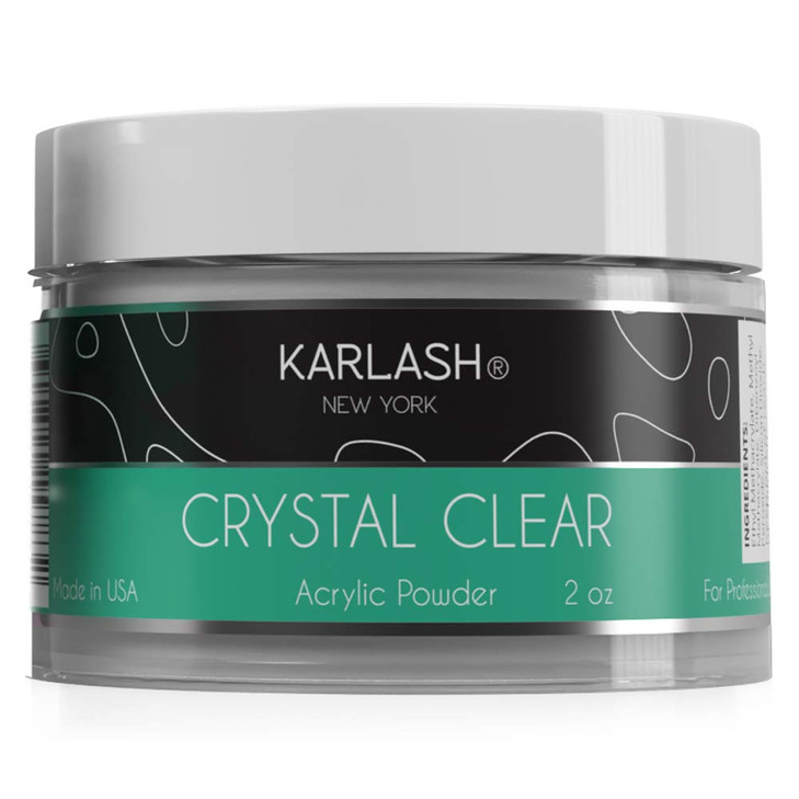 Karlash Professional Polymer Kit Acrylic Powder Crystal Clear 2 oz and Acrylic Liquid Monomer 4 oz for Doing Acrylic Nails, MMA free, Ultra Shine and