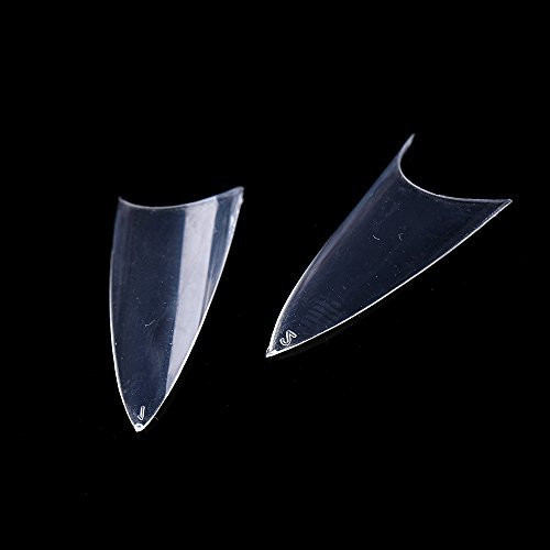 Yimart Stiletto False Nail Tips - Sharp False Nail Tips - Sharp False Nails - 500pcs Clear Sharp Nail Art Tips Ending Stiletto False Nail Tips