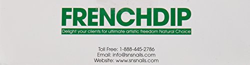 SNS Nails Dipping Powder French Dip Moulding (Mold) for Pink/White - Two-Sided French Manicure Mold for Flat or Curved Smile Line - Beautiful Clear L