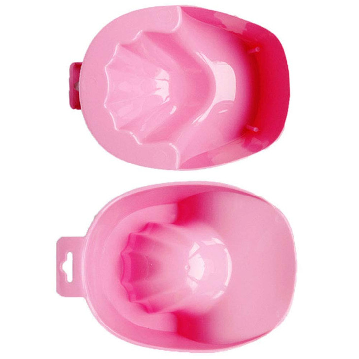 2 Pcs Nail Art Soak Bowl Acrylic Gel Nails Soaking Tray Nail Art Bubble Hand Spa Bowl Nail Art Manicure Care Tool