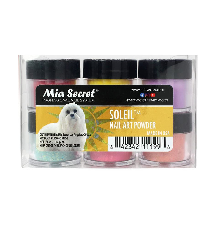 Mia Secret - 6 COLORS SET - SOLEIL (PL400K-MIX 6)