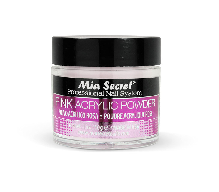 Mia Secret Professional Acrylic Nail System Pink Acrylic Powder 1 OZ