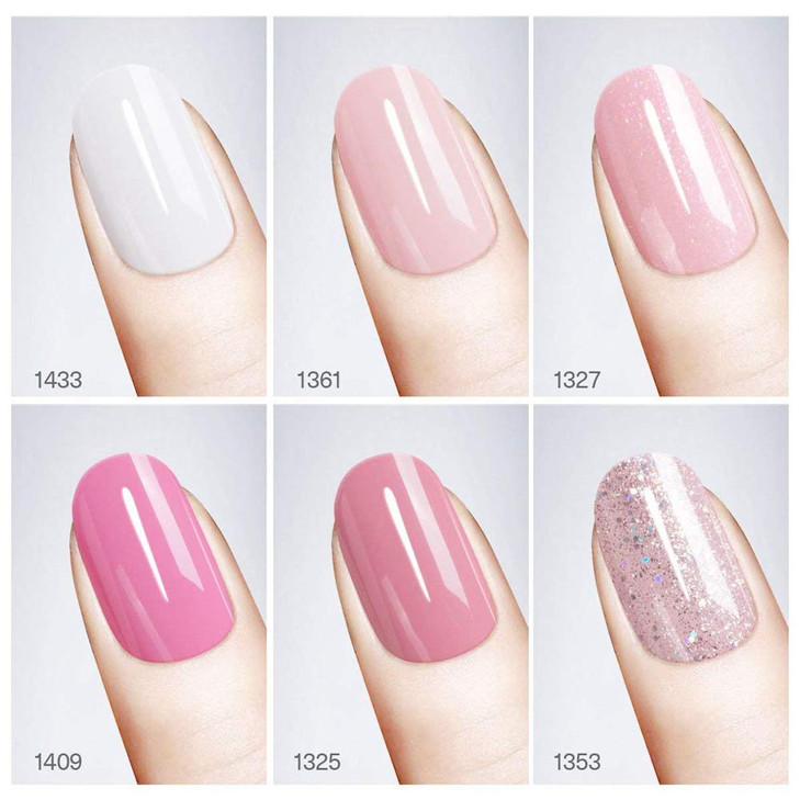 Gel Nail Polish Starter Kit - 6 Colors Gel Polish Set Base Top Coat, 36W LED Nail Dryer Lamp with Full DIY Gel Manicure Nail Tools by Vishine 8ml #C0