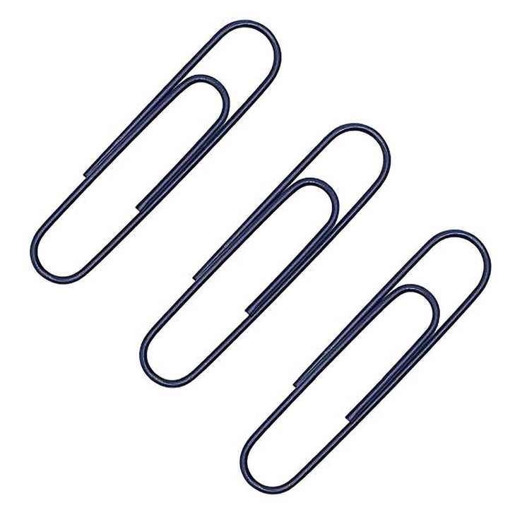 Corner Cabin 50 Pack Jumbo Paper Clips 3 Inches - Assorted Color Office Supply Accessories - Cute Paper Needle - Multicoloured Bookmark(Silver)