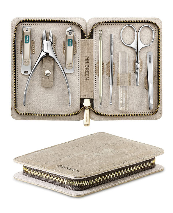 Manicure Set 8 in 1,Professional Pedicure kit,Stainless Steel Manicure Kit,Portable Travel Grooming Kit Nail Care Tools,Nail Clippers Pedicure Tools