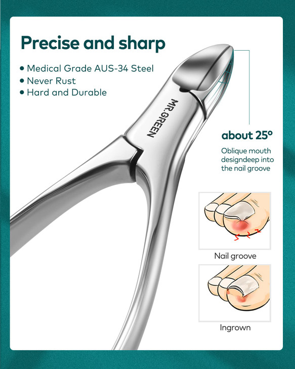 Manicure Set 8 in 1,Professional Pedicure kit,Stainless Steel Manicure Kit,Portable Travel Grooming Kit Nail Care Tools,Nail Clippers Pedicure Tools