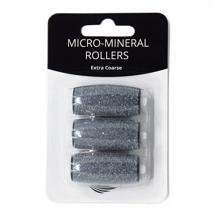 Own Harmony Extra Coarse 3 Refill Rollers Best Fit for Electric Callus Remover CR900 for Men - Pedicure File Tools Foot Care - Replacement Refills 3