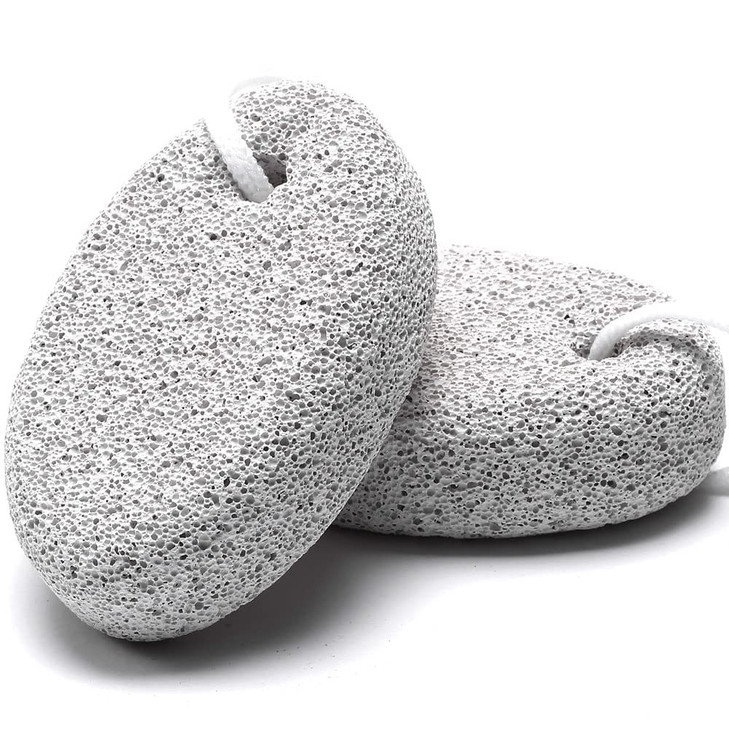 2PCS Natural Pumice Stone for Feet, HOOMBOOM Lava Pedicure Tools Hard Skin Callus Remover for Men/Women Feet and Hands - Natural Foot File Exfoliatio