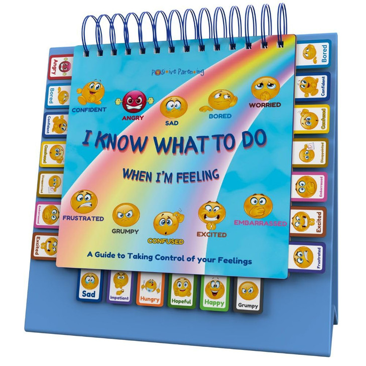 Thought-Spot I Know What to Do Flipbook | Emotions Wheel & Feelings Chart | Emotional Regulation Tool for Home, Class, or Calm Down Corner | Helps Ki