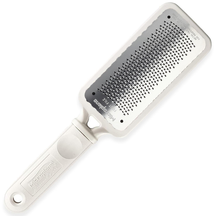 Microplane Colossal Foot File Scraper - The Original Stainless Steel Foot Rasp, Dead Skin/Callus Remover for Feet, Gentle Foot Scrubber, Pedicure Too