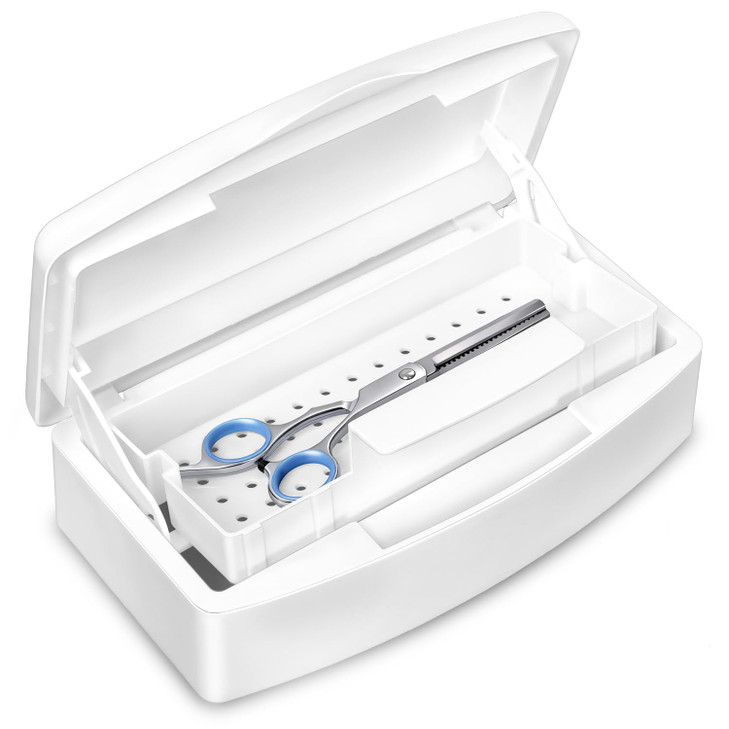 Plastic Sterilizing Tray,Tool sterilization box,Nail Tools Plastic Sterilizing Box Beauty Tool Sterilizing Tray Disin-fection Box,Tweezers,Hair Salon