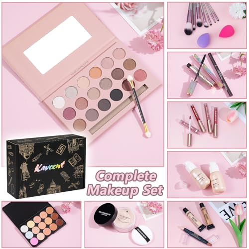 Makeup Set for Teens Makeup Kit for Women Full Kit Makeup Gift Set for Women Teen Girls Teenagers Eyeshadow Palette Makeup Kits Christmas