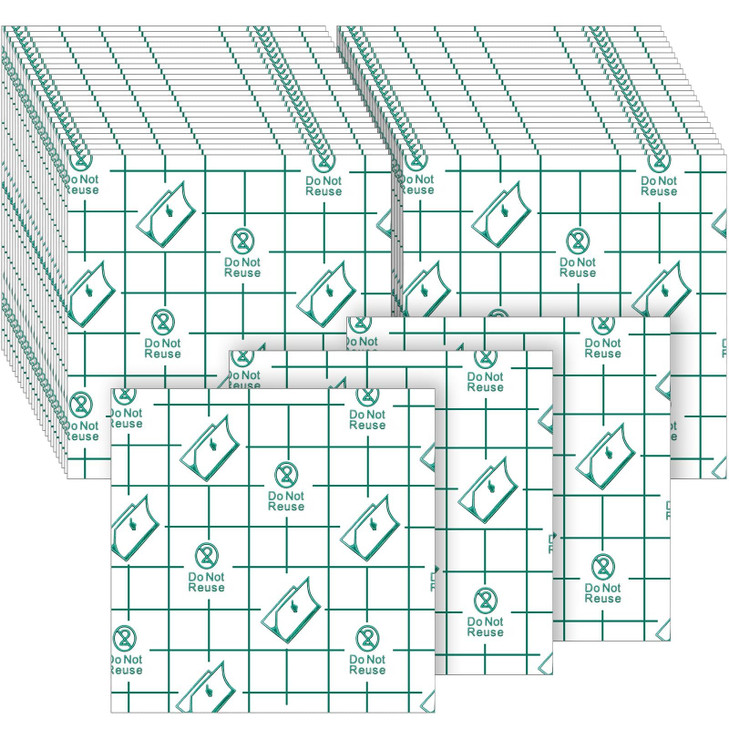 Linyuthia 200 Pieces Makeup Hand Palette Single Use Waterproof Makeup Mixing Palette Disposable Foundation Mixing Tray Adhesive Artist Cosmetic Tape