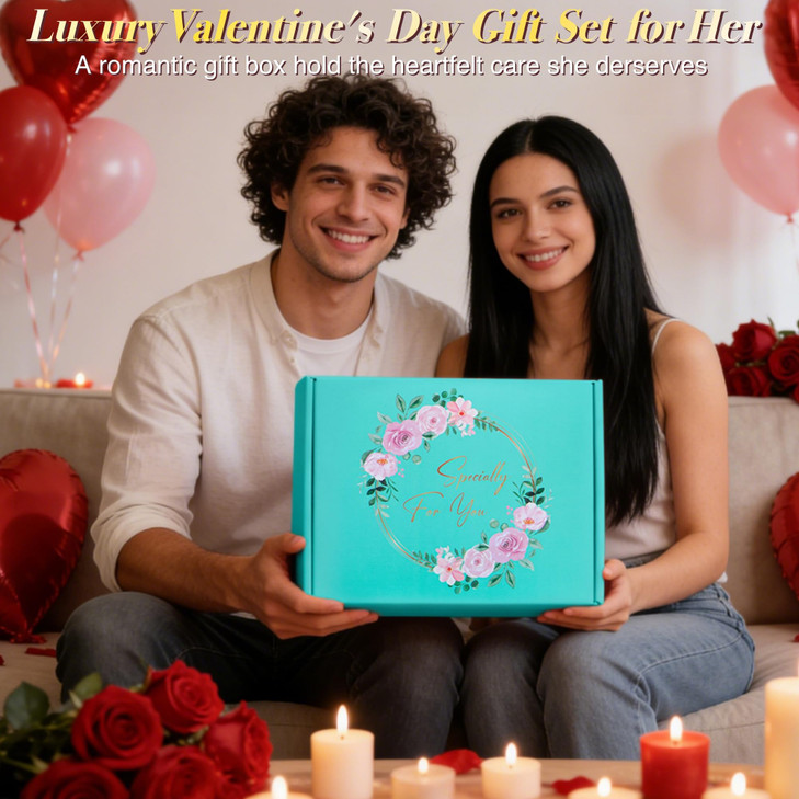 Birthday Gifts for Women Friendship, Ocean Relaxing Spa Gifts Basket for Women Self Care Gifts, Thank You Gifts Bath Set Valentines Day Gifts for Mom