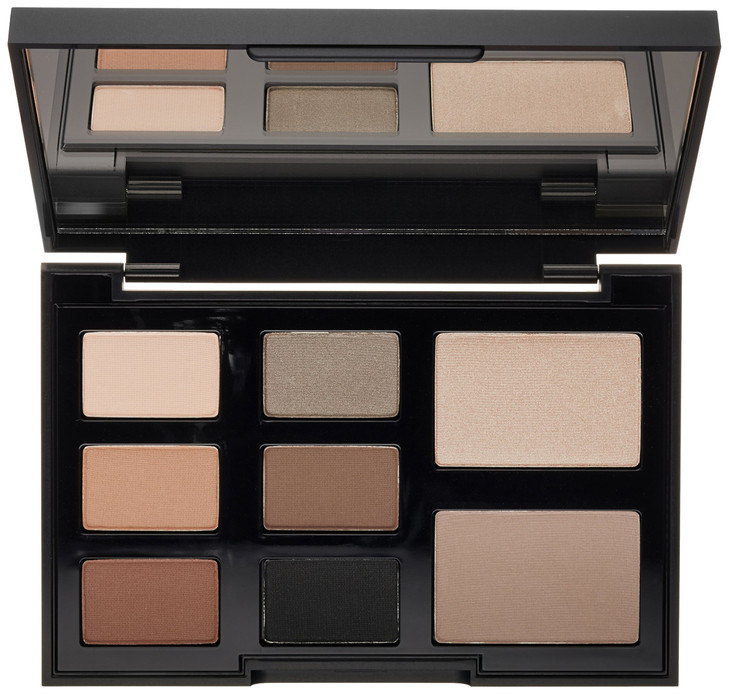 Glo Skin Beauty Shadow Palette | Eight Vibrant Mattes and Metallic Eye Shadows, (Elemental Eye)