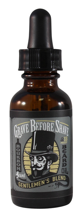 Grave Before Shave Gentlemen's Blend Beard Oil (Bourbon/Sandal Wood Scent)