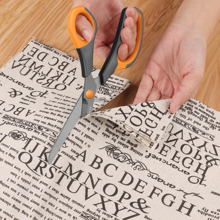 Asdirne Titanium Scissors, Premium 8.6 All Purpose Scissors, Ultra Sharp Stainless Steel Blades, Comfortable Grip, Great for Craft, Office, School a