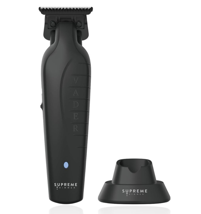 Supreme Trimmer Vader ST3778  Professional Cordless Barber Liner | 210 Min Runtime, 7000 RPM Motor, Zero Gap DLC T-Blade, USB-C Fast Charging | Bear
