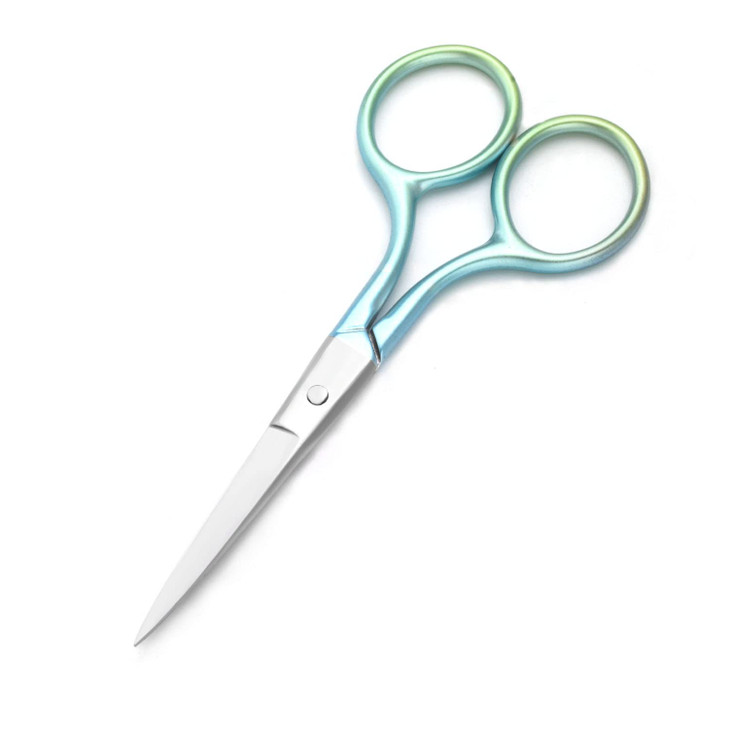 Motanar Multicolor Professional Grooming Scissors for Personal Care Facial Hair Removal and Ear Nose Eyebrow Trimming Stainless Steel Fine Straight T