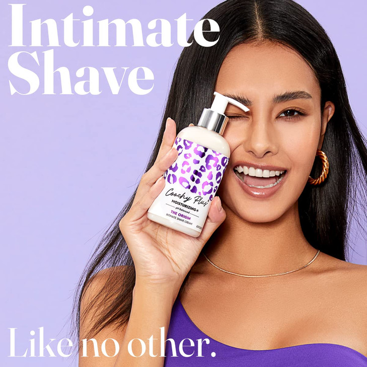 Coochy Intimate Shaving Cream MOISTURIZING Plus THE ORIGIN For Pubic, Bikini Line, Armpit - Rash-Free With Patent-Pending Formula  Prevents Razor Bu