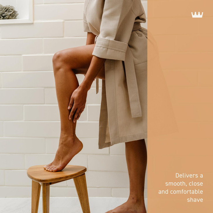 Cremo Womens Shaving Cream Sensitive Skin, Moisturizing, Coconut Mango, Ultra-Slick Shave Cream for Women, Fights Nicks, Cuts and Razor Burn, 6 Fl Oz