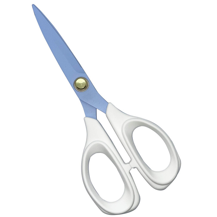 DREAMSTITCH 6 inch Teflon Coated Non-Stick Professional Stainless Steel Sewing Scissors, All-Purpose, Comfort Soft Grip, Office Scissors - Made in Ta