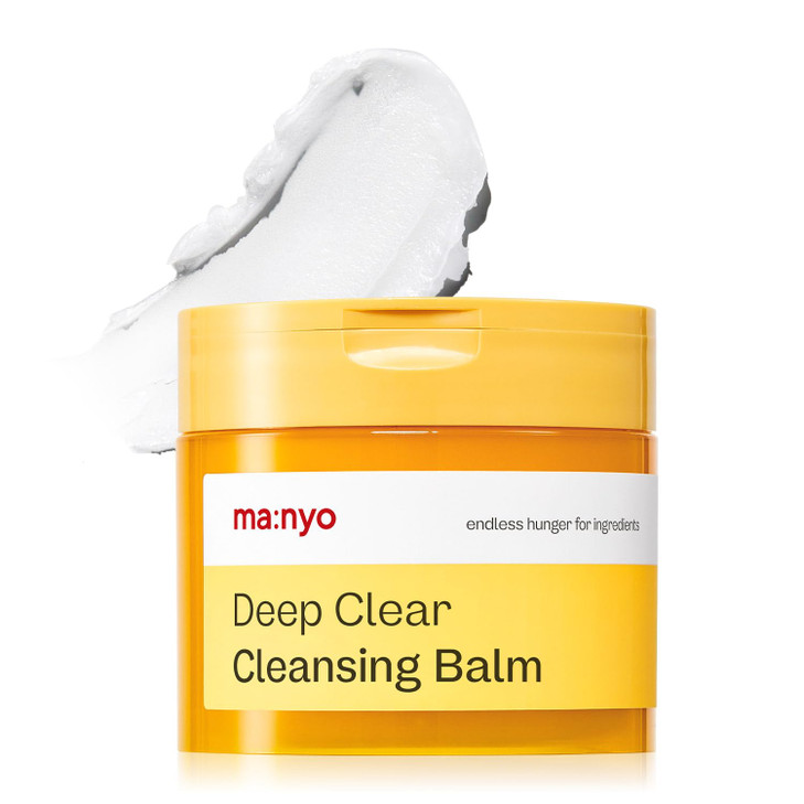 MANYO Deep Clear Cleansing Balm - Vegan, Daily Makeup Remover with Natural plant oils 4.46oz (132ml)