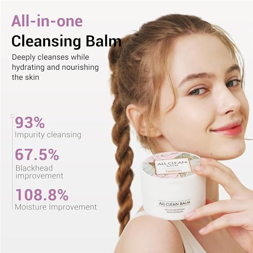 HEIMISH All Clean Balm 4.0fl.oz/120ml - Cleansing Balm, Waterproof Makeup Remover, Face Cleanser, Oil Based Cleanser, Korean Skincare with Natural Ar