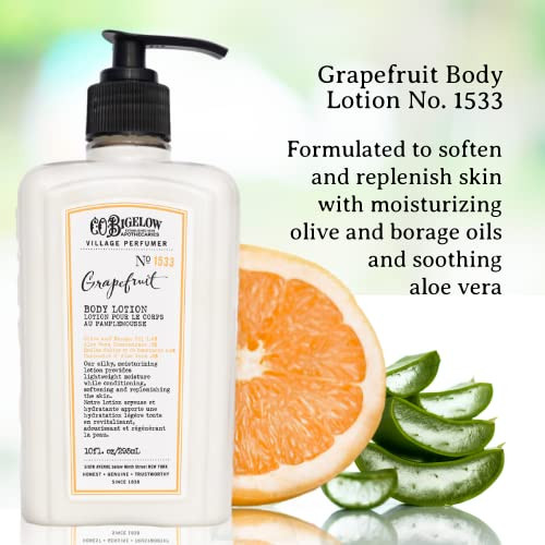 C.O. Bigelow Grapefruit Apothecary Duo Hand Care Gift Set, Hand Wash & Body Lotion, Liquid Soap & Moisturizing Lotion, Set of 2, 10 Fl Oz