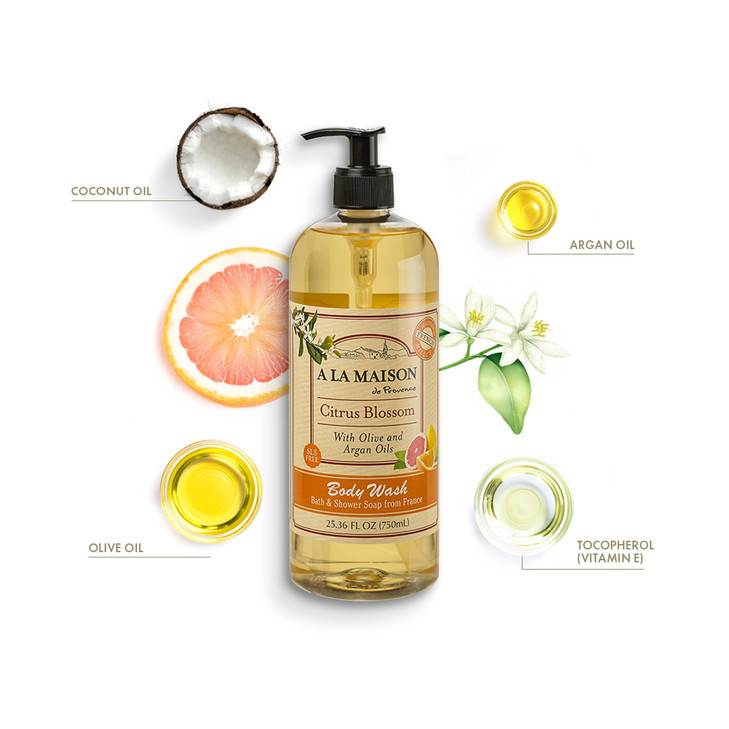 A LA MAISON Body Wash, Citrus Blossom, 25.36 Fluid Ounce