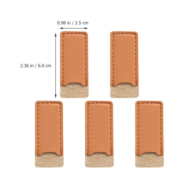 NUOBESTY Scissor Cover Protector Lightweight Leather Sheath for Sewing and Hair Scissors Safety Case Durable Wear-Resistant Portable Scissor Protecti