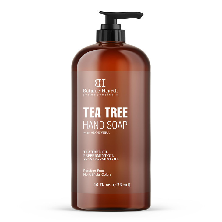 Botanic Hearth Tea Tree Liquid Hand Soap | Sulfate Free Formula | Multi Purpose Hand Wash With Aloe Vera And Premium Grade Tea Tree Oil, Pump Dispens