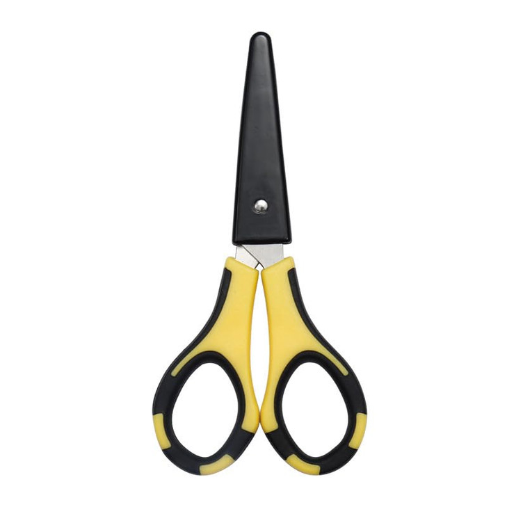 Aesosor 5" Multipurpose Scissors with Sheath, Stainless Steel Scissors Comfort Grip, Perfect for Sewing, DIY Crafts, Home, Office, School, All-purpos