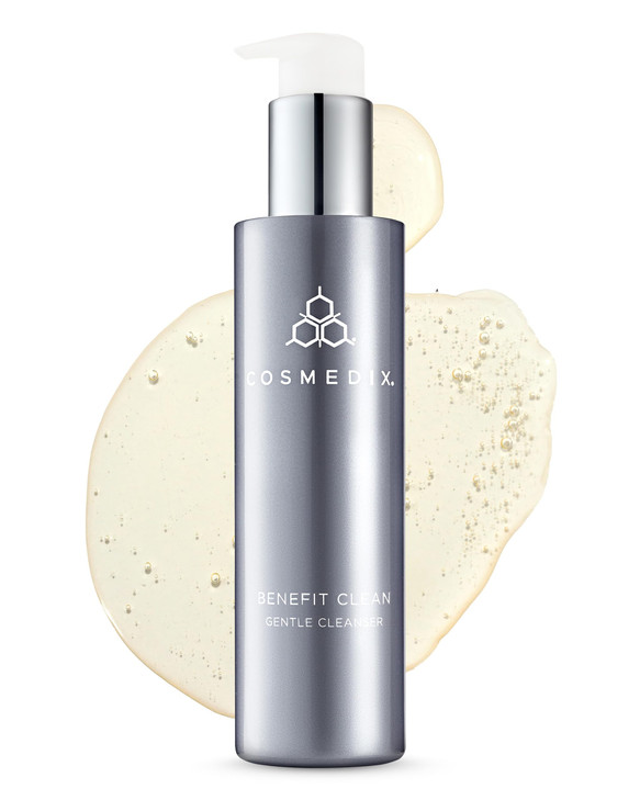 COSMEDIX Benefit Clean Gentle Face Wash Gel  Hydrating Cleanser for Women & Men  Moisturizing Facial Cleanser & Pore Minimizer for All Skin Types 
