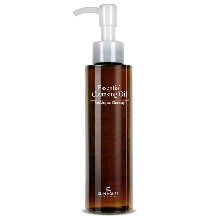 The Skin House Essential Cleansing Oil  Lightweight Oil to Milk Makeup Remover for Face | Deep Cleansing, Hydrating Formula | Removes Waterproof Mak