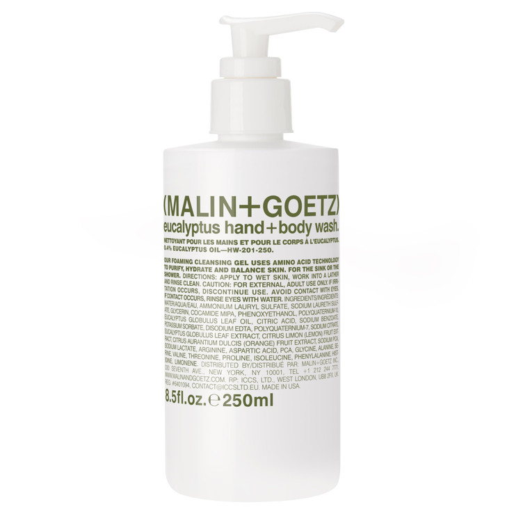 MALIN+GOETZ Hand + Body Wash | Gentle Foaming Cleanser with Botanical Extracts and Amino Acids | Hydrating, pH-Balanced, Unisex Scent | Vegan & Cruel