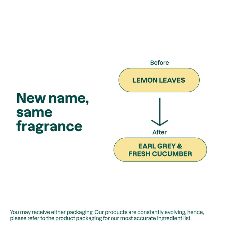 ATTITUDE Liquid Hand Soap, EWG Verified, Plant and Mineral-Based, Vegan Personal Care Products, Earl Grey & Fresh Cucumber Scent, 16 Fl Oz