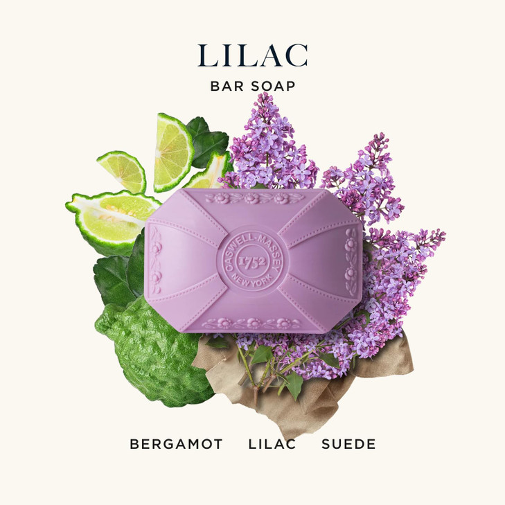 Caswell-Massey Natural Bar Soap for Women, Moisturizing Body Soap Bar for All Skin Types, Made with Essential Oils & Plant-Based Formula for Soft Ski