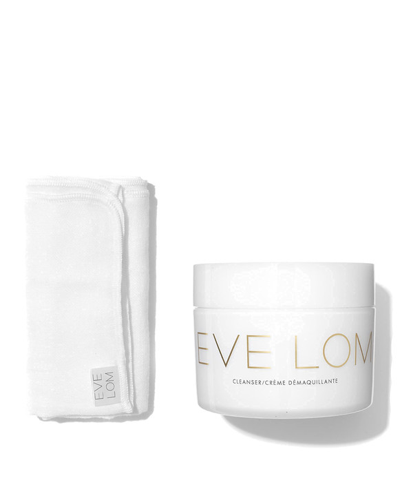 EVE LOM The Original Balm Cleanser - Facial Cleansing Balm - 5-in-1 Facial Cleanser & Muslin Cloth - Deep Cleansing & Gentle Exfoliation, Hydrating S