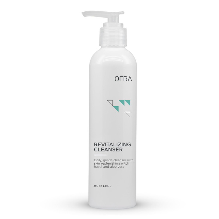 Ofra Revitalizing Cleanser | Gentle Daily Face Cream Cleanser for All Skin Types | Face Pore Cleaner with Aloe Vera for Hydration and Fresh Skin | 8