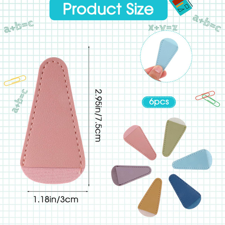 6 Pcs Scissor Tip Covers Scissors Leather Sheath Safety Scissors Cover Protector Sewing Scissor Sheath for Embroidery Sewing Quilting Crafts Portable