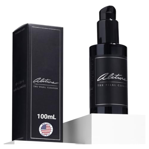 Alitura Pearl Facial Cleanser for Men & Women 100 ml  Anti-Aging Face Wash with Marine Collagen, Sea Kelp & Organic Botanicals  Hydrating Gentle Ex
