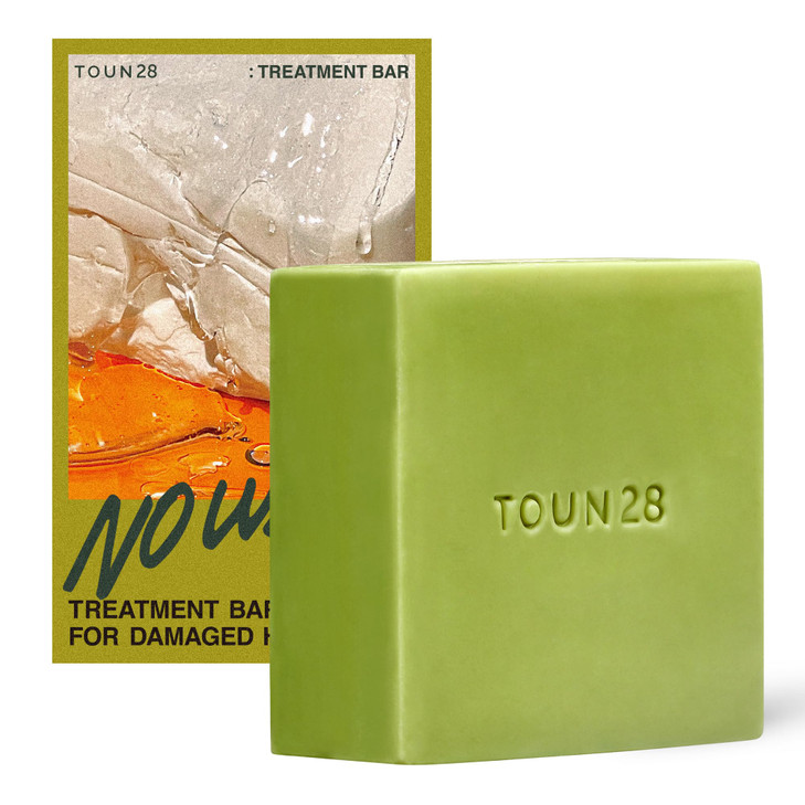 TOUN28 Dry Conditioner Bar (No Wash) | For Damaged Hair | Biotin & Brassica Oil Complex | Allergen-Free, Cruelty-Free & Vegan | 3.17 fl.oz / 90g | Ko