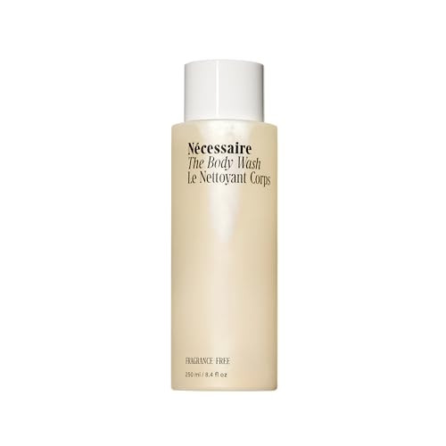 Nécessaire The Body Wash Fragrance-Free - Multi-Oil Shower Gel Body Wash for Women + Men. Non-Comedogenic + Hypoallergenic for Sensitive Skin with Ni