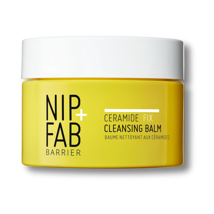 Nip+Fab Ceramide Fix Cleansing Balm 2.53 Fl Oz, Makeup Removing Balm with Niacinamide and Biolin for Dry Sensitive and Aging Face Ski, Skin Barrier S