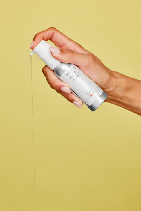 Eco-Friendly Face Wash and Face Moisturizer Set - Sensitive Skin, 2.7 oz (Refillable Bottle with Pump)