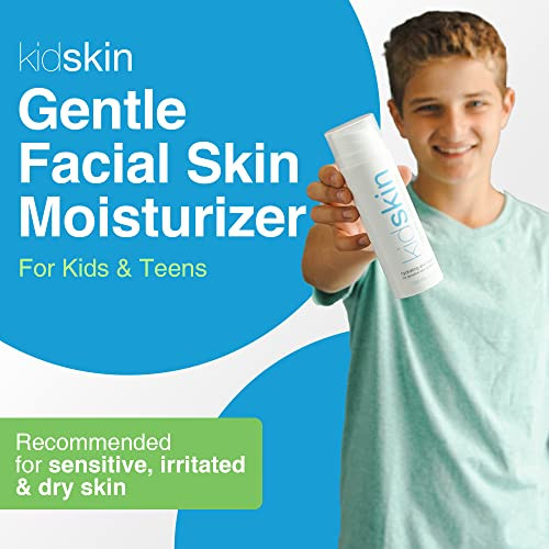 Kidskin - Gentle Skin Moisturizer for Dry Skin and Other Skin Types, Hydrating Face Moisturizer, Vegan Kid and Teen Skin Care, Skincare Products for
