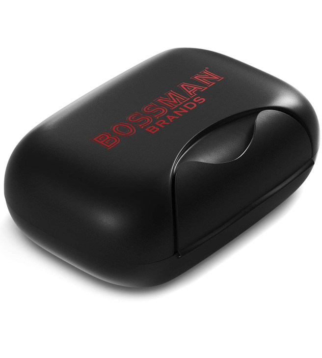 Bossman Travel Soap Container (Black)  Holder & Saver Case for Bar Soap for Men and Travel Toiletries